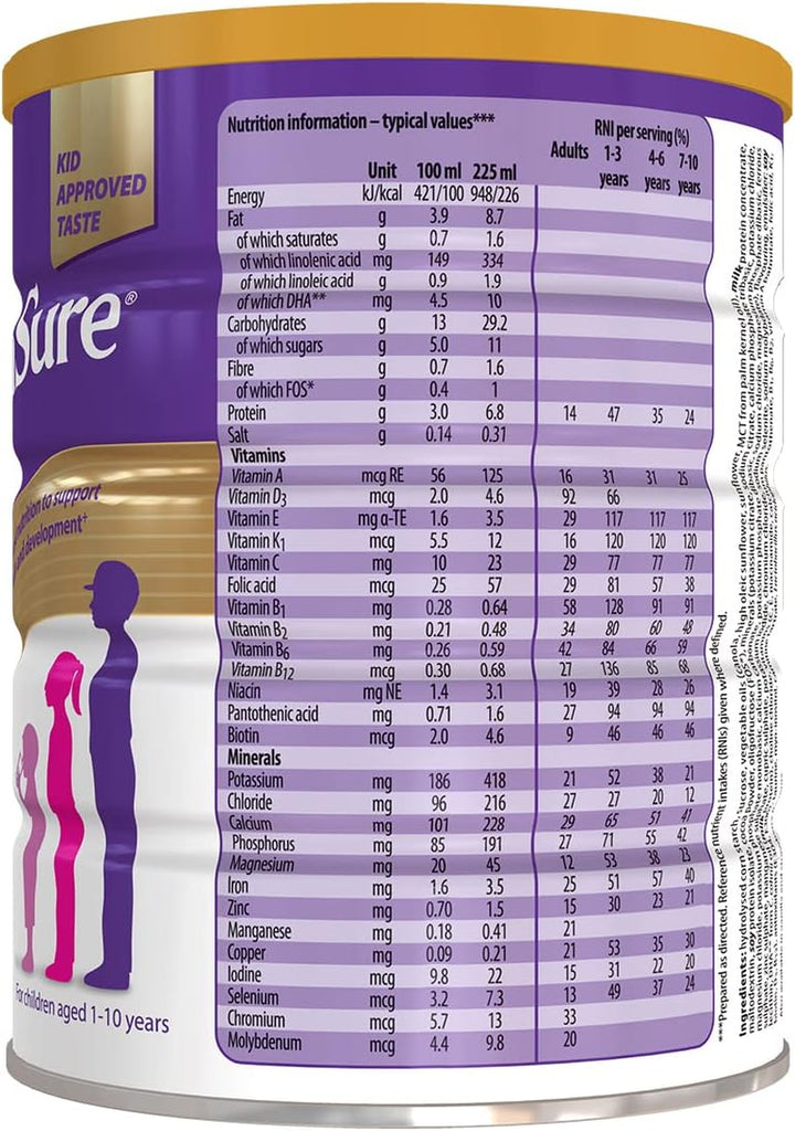 Paediasure Shake – Chocolate Flavour – 850G – Balanced Nutritional Supplement Drink – Multivitamin for Kids – with Protein, Carbohydrates & Minerals – Supports Growth & Development – Vegetarian