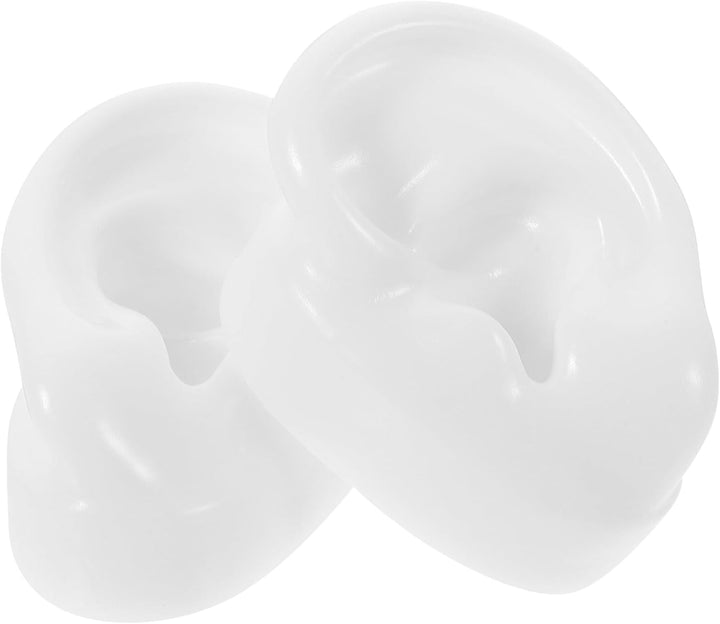 Silicone Practice Ear Mold for Hearing Aid Display Realistic Artificial Ear Models Odorless High Simulation Imitation for Shop and Training Use