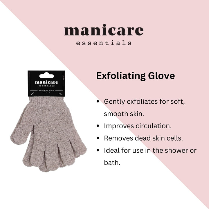 Exfoliating Gloves, Shower Bath Spa, Cleansing, Washing, Exfoliating Wash Mitt, Loofah, Good for Circulation, Cellulite, Ingrown Hair and Dry Dead Skin Removal, Self-Tan Application, One Size