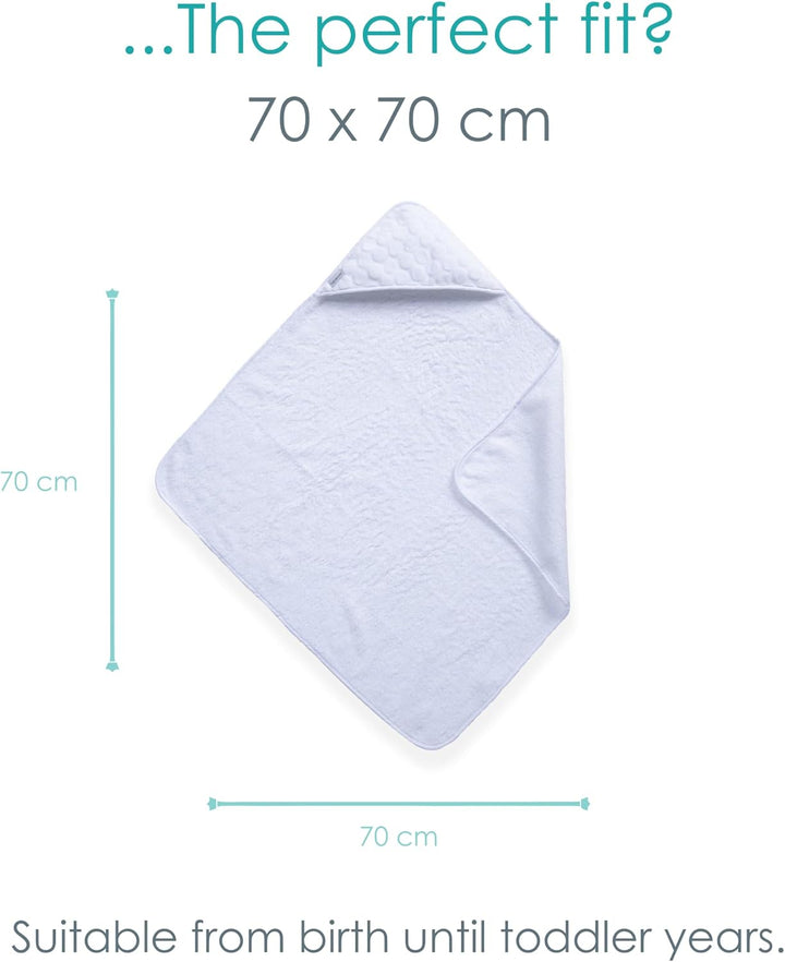 Luxury Hooded Towel (Marshmallow White)