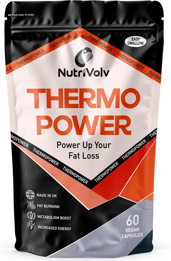 Thermopower 1000Mg | Thermogenic Fat Burner Increased Energy & Boost Performance | 60 Capsules