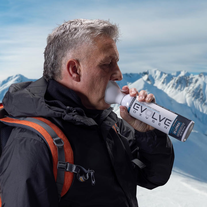 22-Litre Pure Oxygen Canister with Breathing Cup | Portable Oxygen Can | Ideal for Home Use and Outdoor Activities | Designed by Firefighters | Made in Britain | Pack of 2