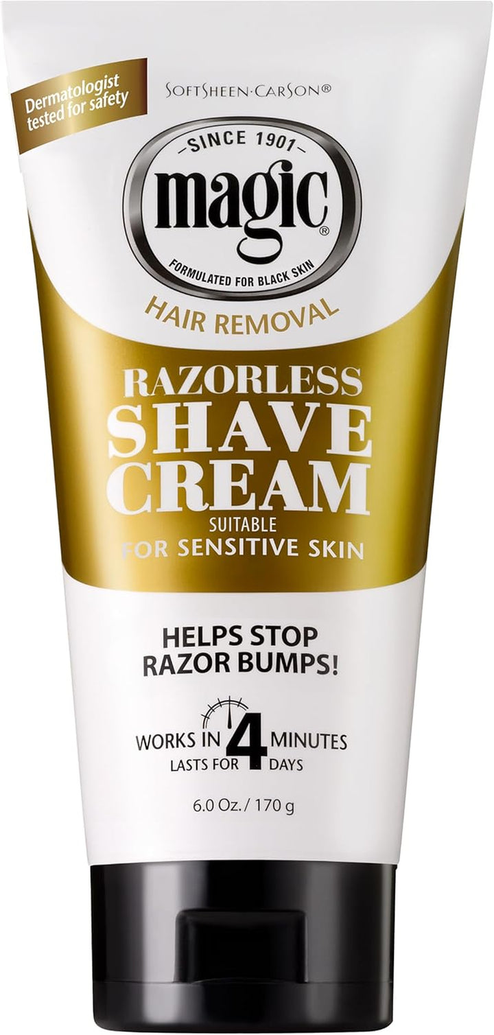Magic Smooth Razorless Hair-Removing Cream 6Oz/170G
