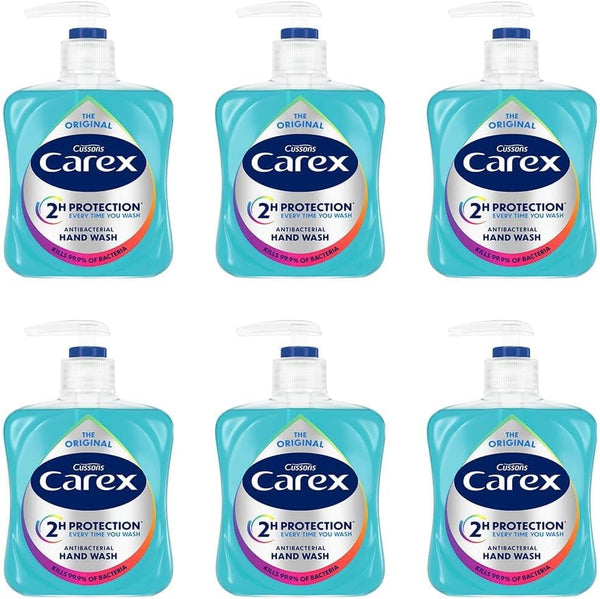 Original Antibacterial Hand Wash, Clean & Protect Hands, Bulk Buy, Pack of 6 X 250 Ml (Packaging May Vary)