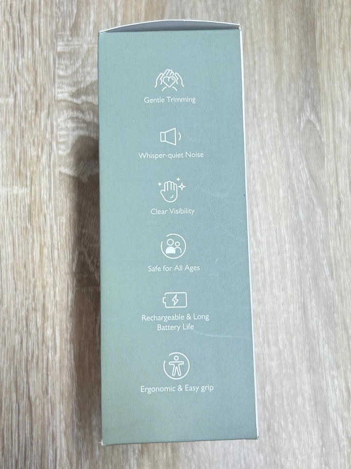 Baby Nail File Electric, Gentle Baby Nail Trimmer Electric Rechargeable, Baby Nail Clipper Electric, 360° Fog LED Gentle Light, 7 Grinding Head Replacement Pads