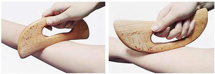 Shaving Sha Board Scraping Therapy Scraper Scraping Blade Board Back Massage Chinese Medicine Health Tools Wood Muscle Fascia Knife