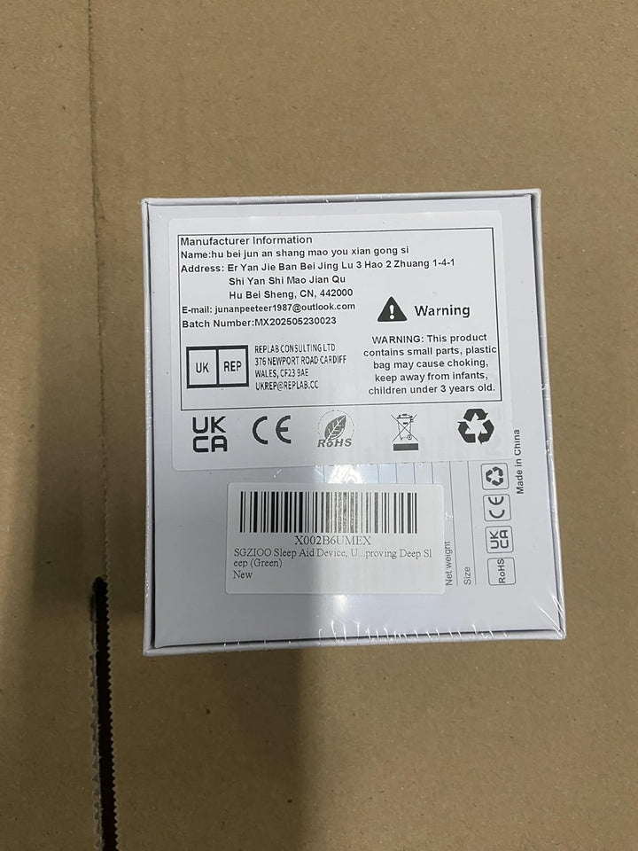 Sleep Aid Device, USB Rechargeable Handheld Sleep Aids for Adults Kids with 15 Gears and 2 Modes, Calm Carry Sleep Aid for Relieving Anxiety & Improving Deep Sleep (White)