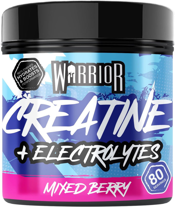 Creatine Monohydrate plus Electrolytes Powder 360G - Hydration and Performance Drink - Nutrition Shake to Promote Muscle Growth (Not Tablets, Sachet, Gummies) - 80 Servings - (Watermelon Ice)