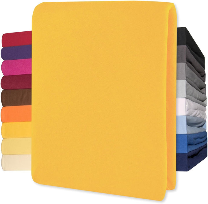 Lucina Fitted Sheet Cotton 90X200-100X200 Cm Purple