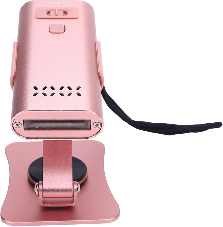 Fast Curing Hair Extension Lamp with Adjustable Brightness Levels, LED Hair Extension Lamp for Home Salon Use, 6W Output Power (Rose Gold)