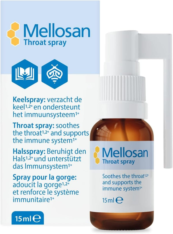 Throat Spray 15Ml – Natural Sore Throat Relief with Honey, Thyme & Camomile – Ideal for Singers, Teachers & Speakers – Soothes Tickly and Irritated Throats