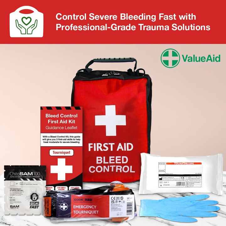 Basic Bleed Control Kit with Tourniquet - Soft Case