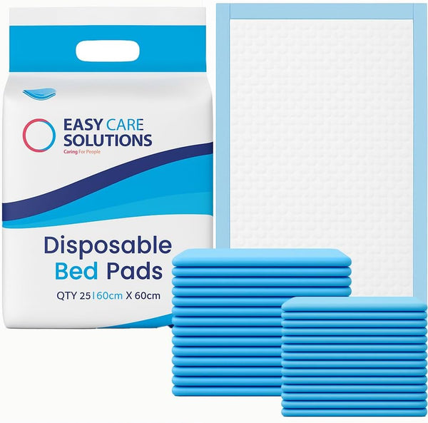 25 X  60 X 60 Cm | Disposable Incontinence Bed Pads | Underpads, Bed Mats, Mattress Protectors, Incontinence Pads| Adults & Elderly, Sofa & Chair for Children, Toddlers Babies