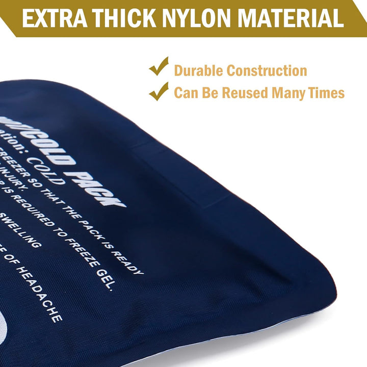 Ice Packs for Injuries Reusable(3 Piece Set),Gel Hot & Cold Ice Packs,Joint Pain, Muscle Pain, Ice Packs with Adjustable Straps, Treat Arms, Shoulders, Knees, Legs Back and More