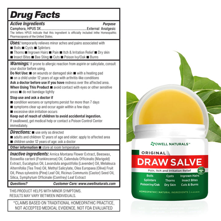 Draw Salve Ointment, 2 Ounce