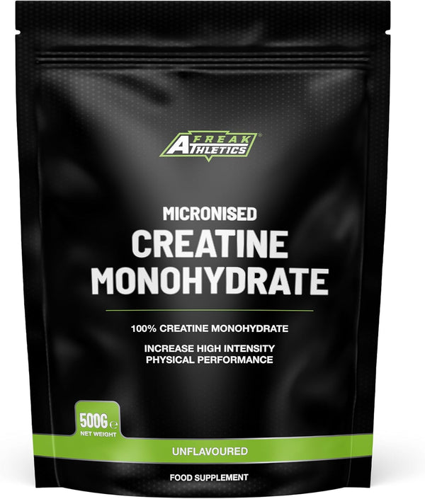 Creatine Monohydrate Powder 500G (142 Servings Unflavoured) 100% Micronised Creatine Powder