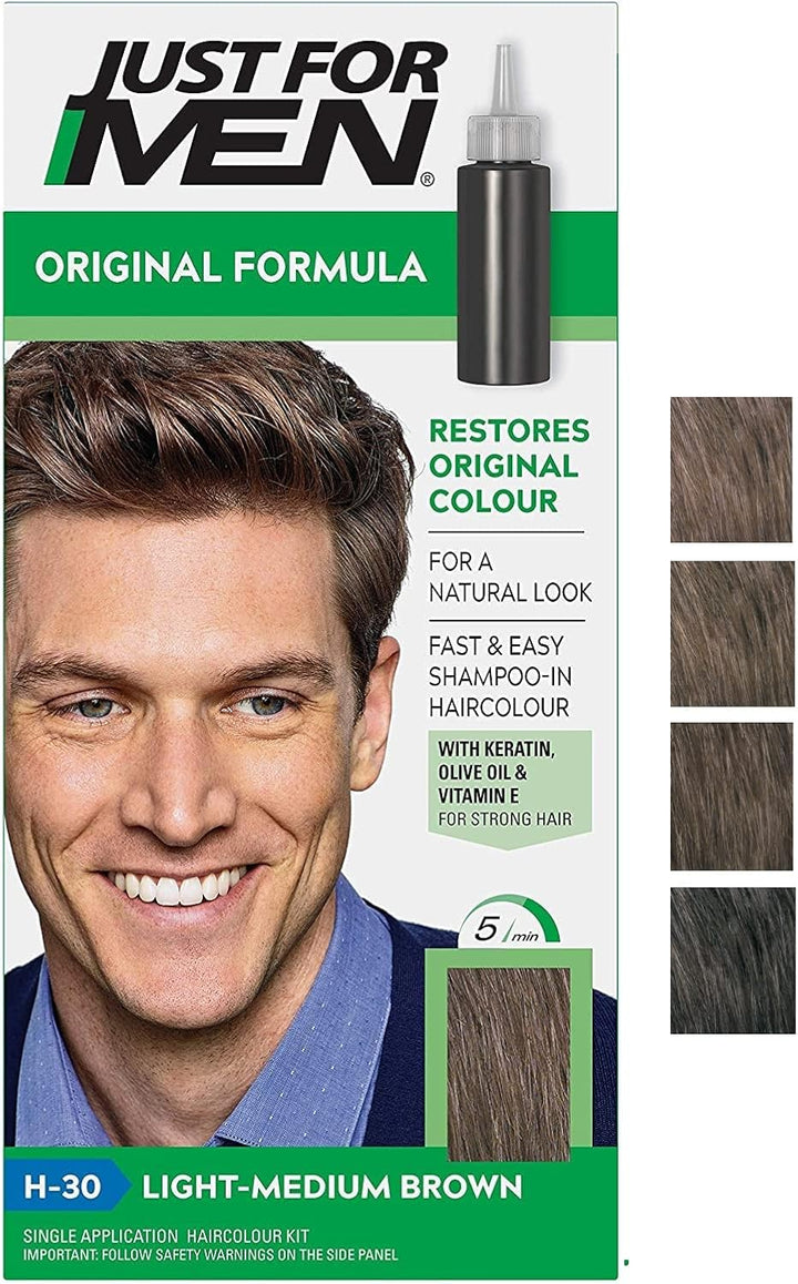 Original Formula Real Black Hair Dye, Restores Original Colour for a Natural Look � H55