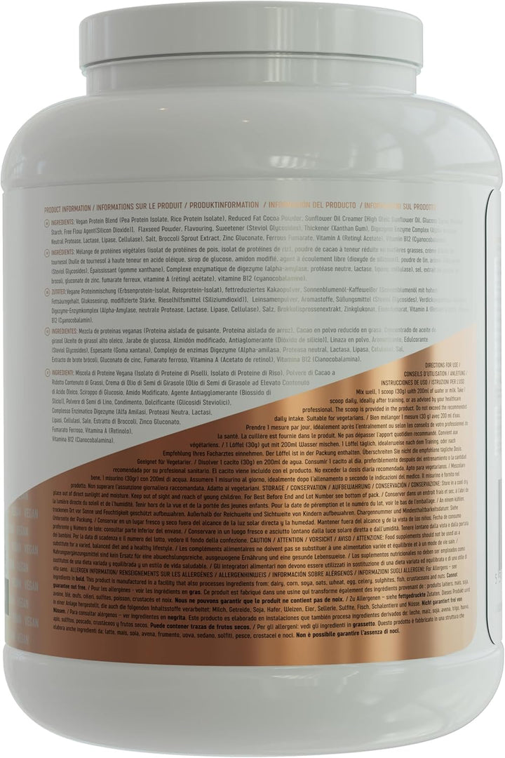 PBN -  Vegan Protein Chocolate 2.27Kg Jar