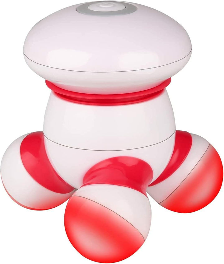 Cordless Mini Massager Portable Hand-Held Electric Vibrating Deep Tissue Percussion Body Massager for Back, Neck, Hand, Shoulder, and Full Body Pain Relief, 3AAA Battery Operated to Use Everywhere