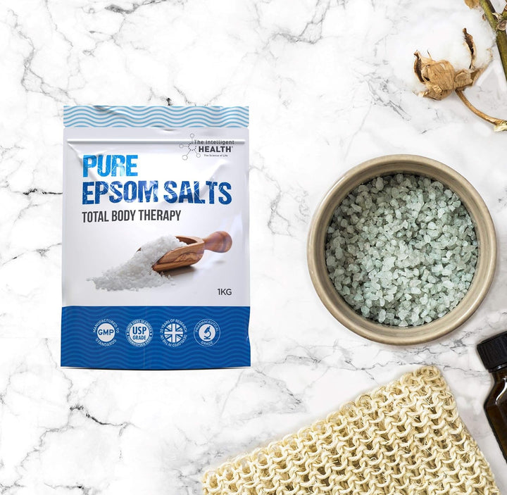 Pure Epsom Salts Magnesium Sulphate Bath Salt (1 Kg (Pack of 1))