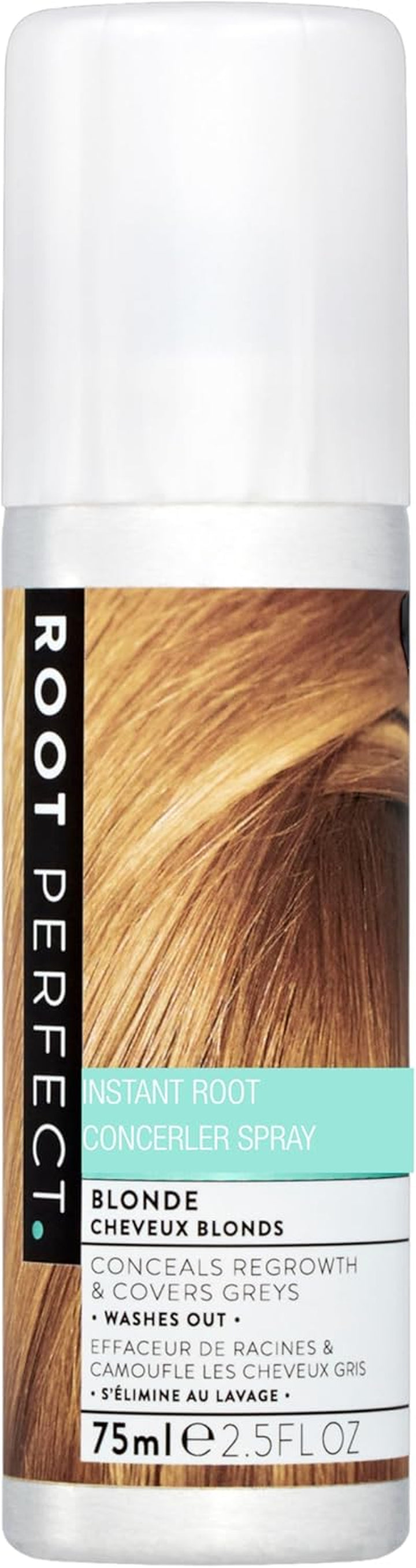 Root Touch up Spray – Dark Brown, Instant Root Concealer for Grey Coverage, Temporary Hair Colour Spray, Quick-Dry, Hair Disguise Solution, 75Ml