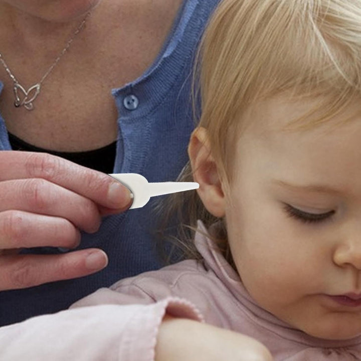 Booger Remover for Toddler - Nose Cleaning Tweezers, Nose Cleaning Tools, Gentle and Saferound-Head Ear Nose Navel Clean Tool,Safe & Easy Booger Picker Tweezers with Transparent Lid for Children, Kid