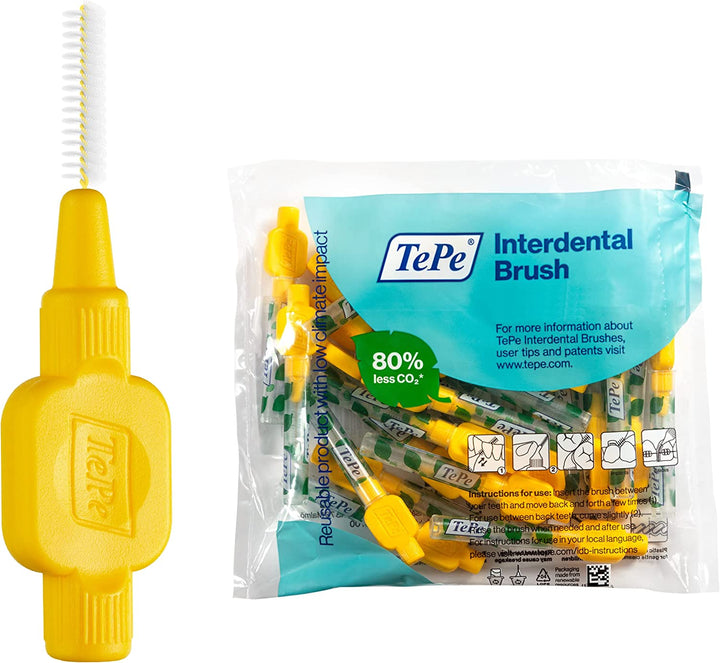 Original Interdental Brushes 0.7 Mm Yellow (Pack of 25) Multi-Pack 25 Pieces