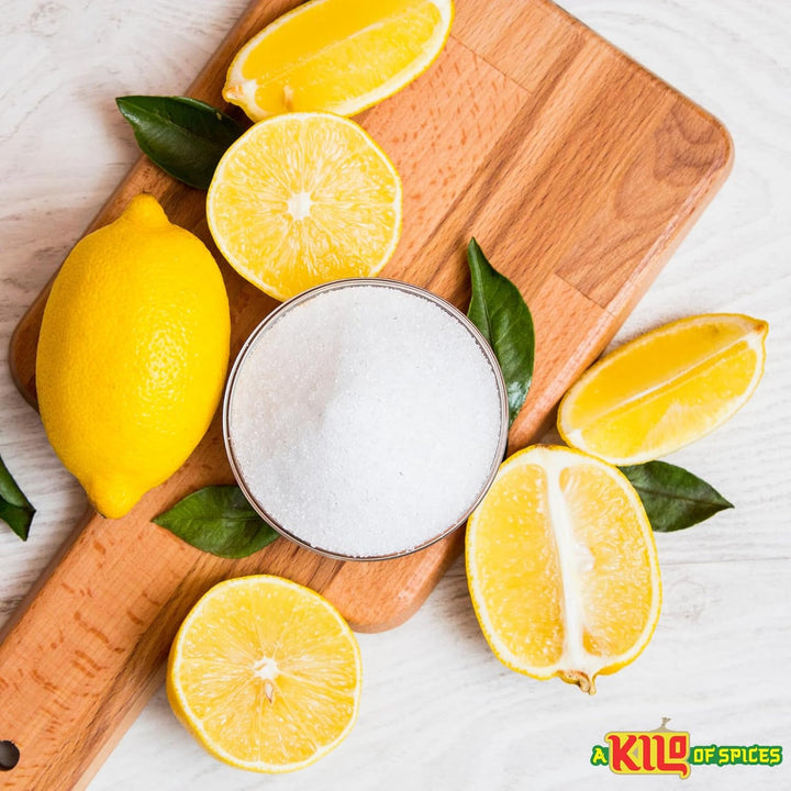 | Citric Acid Powder 1 Kg – Pure and Food Grade | Natural Preservative & Cleaning Agent | Ideal for Cooking, Baking, Canning, Descaling, and Bath Bombs – Versatile Household Essential