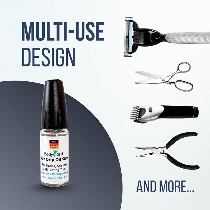 Non Drip Stick Oil Pen- Dropper Oiler Lubricant for Clippers Shavers Metal Instruments 10Ml.