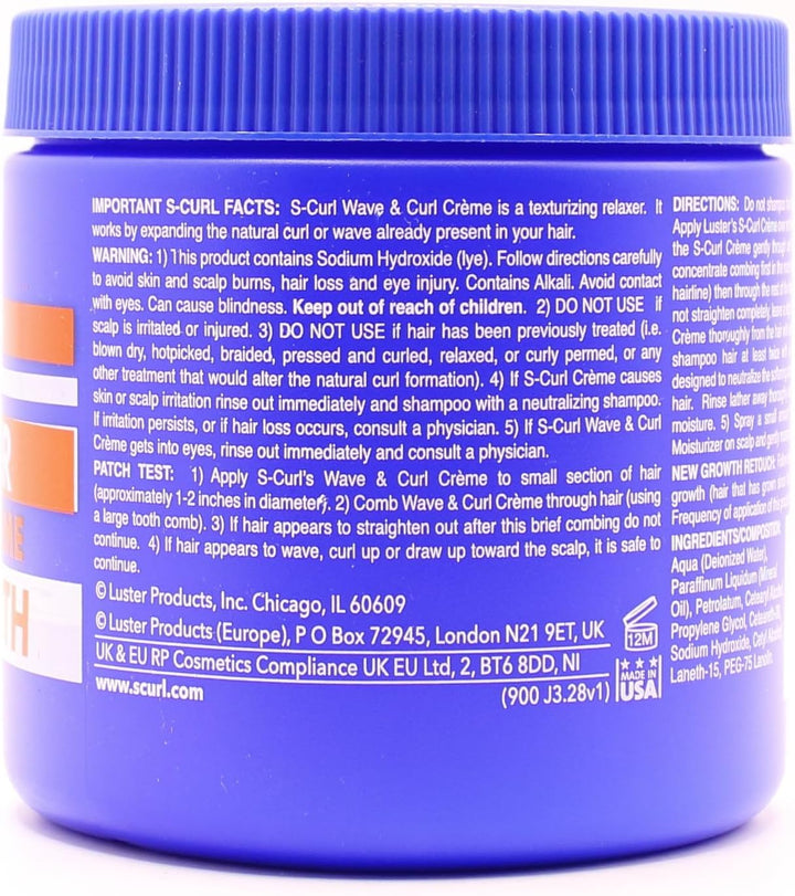 S Curl Regular Strength Hold Creme 425 G/15 Oz