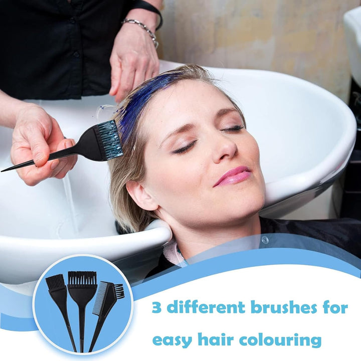 Highlight Caps,11 Pcs Silicone Highlight Cap Kit with Hair Coloring Brushes and Needle,Highlighting Frosting Cap for Color Salon Silicone Hairdressing Tools for Women Girls