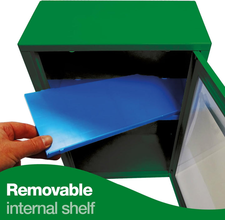 AED Defibrillator Wall Cabinet with Thumb Lock