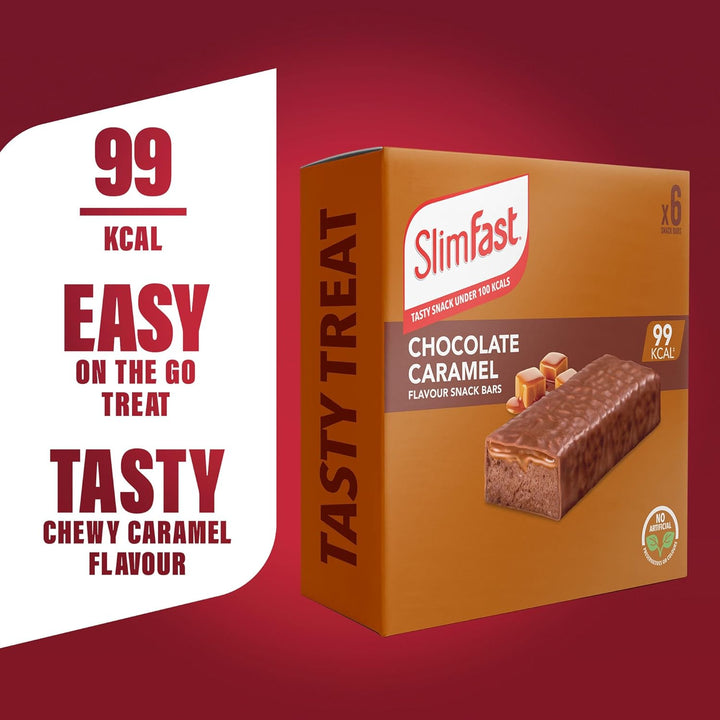 Snack Bar, Low Calorie Snack, Choc Caramel Flavour, 30 X 26 G Multipack (Packing May Vary)