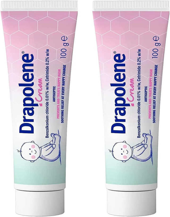 2 X ® Cream 100G Tube | Prevents and Treats Nappy Rash | Soothes and Protects Baby'S Bottom from Newborn Onwards