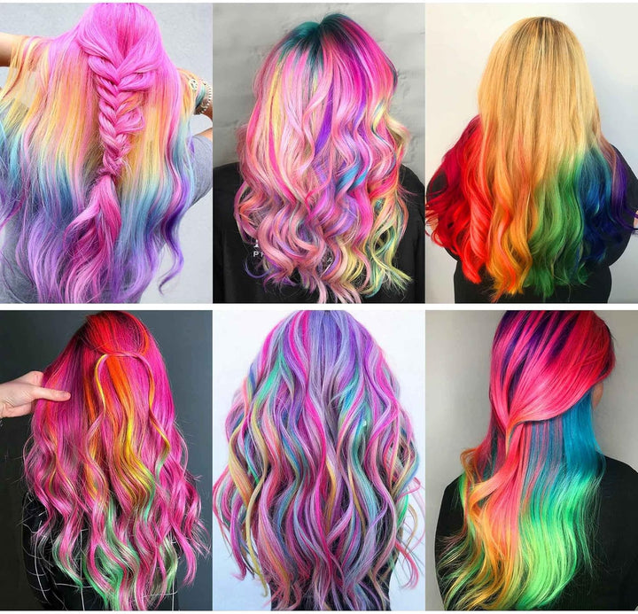 8PCS  Hair Chalk for Girls, Temporary Bright Hair Dye for Girls Women Gifts Washable Hair Chalk for Halloween,Christmas,Makeup,Birthday Party