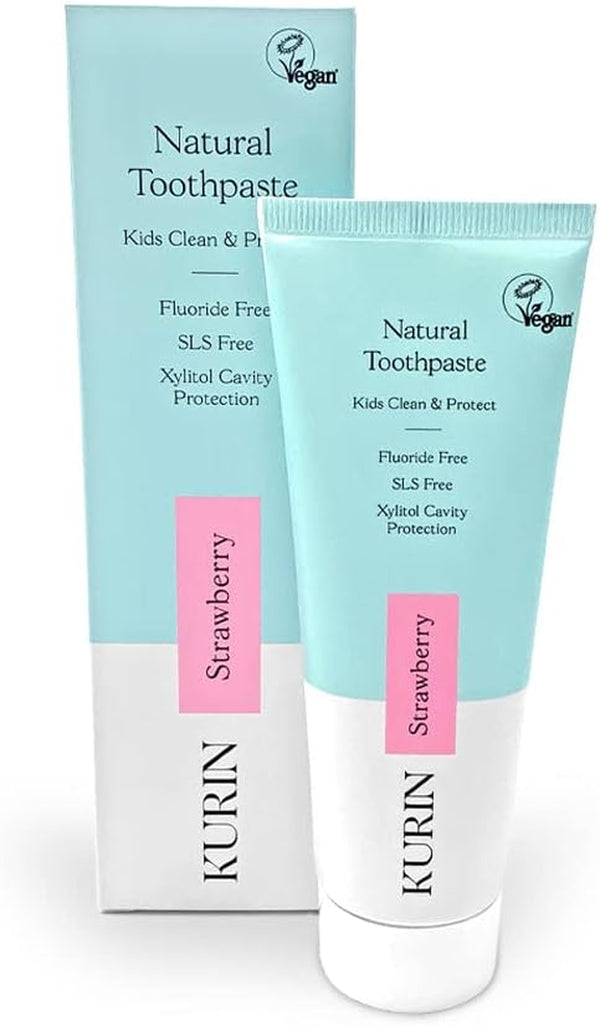 Fluoride Free Natural Kids Toothpaste 75Ml - Strawberry