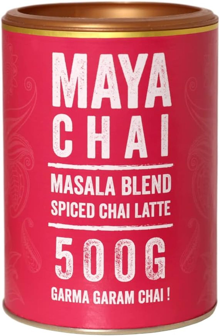 , Spiced Chai Latte Powder 500G (Pack of 1) - Just Add Water or Milk (25 Servings)