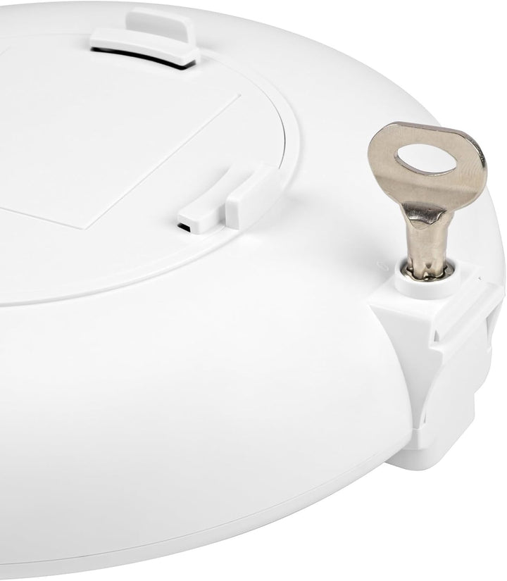 Automatic Pill Dispenser, 6 Alarms per Day. Solid Lockable Lid. Essential Medication Aid for the Elderly, Alzheimers & Dementia Patients