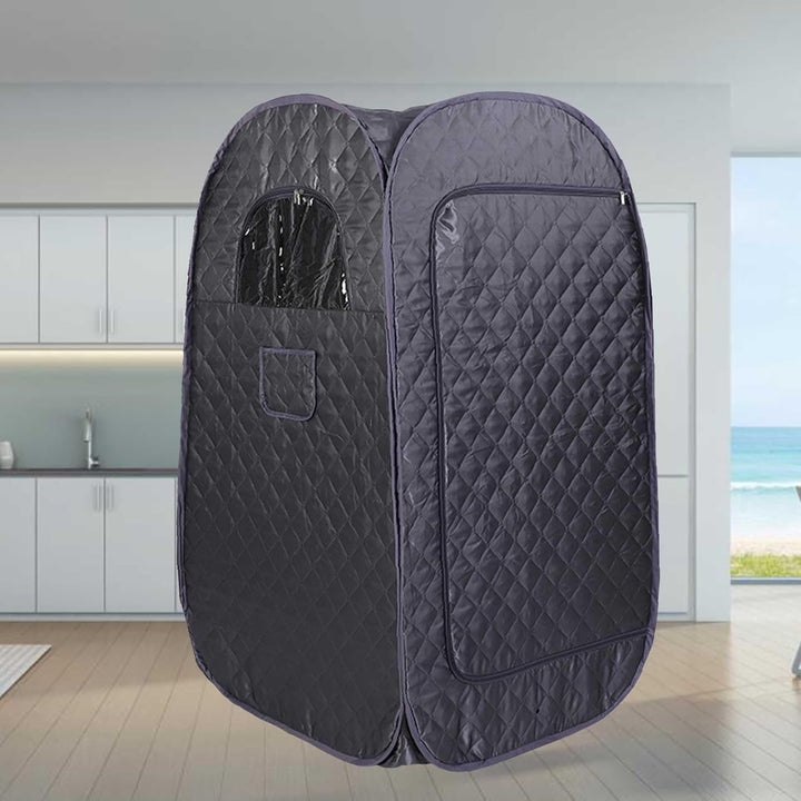 Sauna Tent Only, Sauna Box,Steam Room,Full Body Foldable One Person Spa Room for Detox Therapy without Steamer,Sweat Tent,No Include Steam Generator（Recommended to Use under 6.3Ft in Height.）