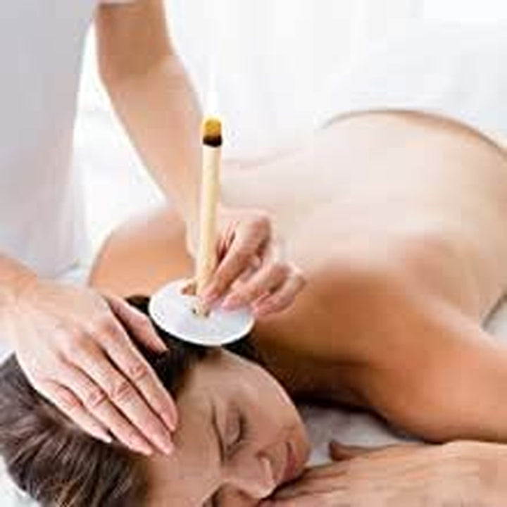 Organic Hopi Ear Candles for Blocked Ears - All Natural Ear Wax Remover  100% Natural Beeswax Candle - 16Pcs (8 Pairs) with 8 Protective Disc Cones for Safe & Effective Ear Candling