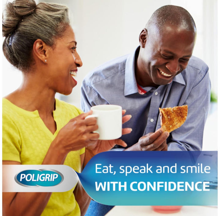 Denture Fixative Adhesive Cream Ultra for Strong All-Day Hold of Dentures, 40G