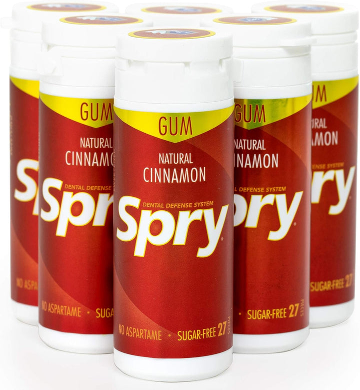 Fresh Natural Xylitol Chewing Gum Dental Defense System - Aspartame-Free, Sugar-Free, Non-Gmo, Gluten-Free (Spearmint, 100 Count - Pack of 1)