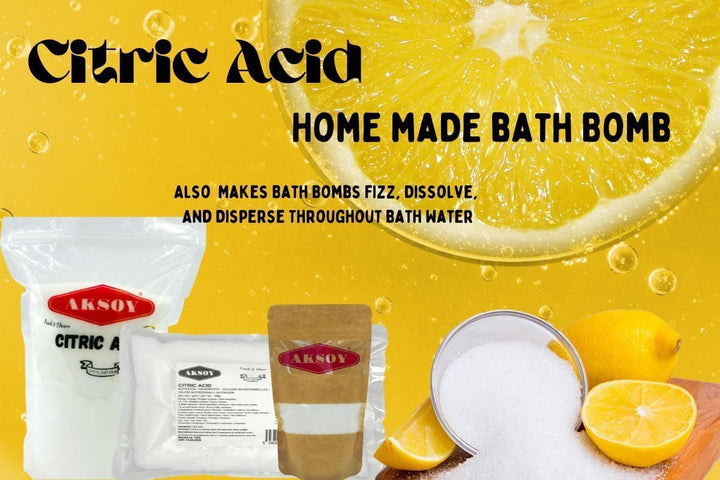 Citric Acid Food Grade 2300Gr || Non-Gmo, Anhydrous, Make Your Own Bathbomb, No Additives, Sour Drinks, Household Cleaning with Citric Acid Powder (Packaging May Vary)