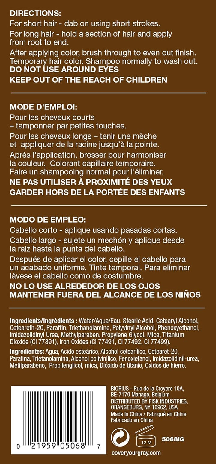 Hair Mascara for Women DARK BROWN (PACK of 3)