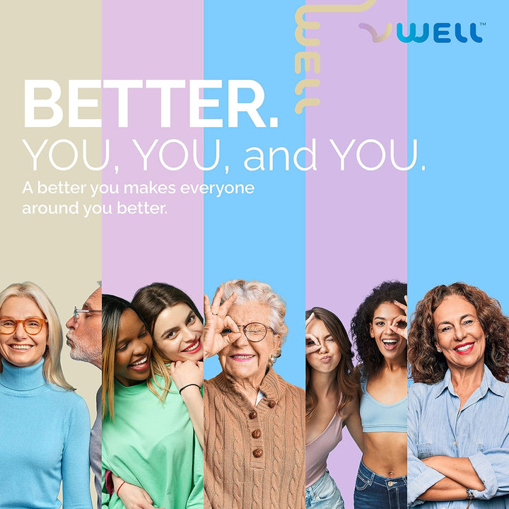 Silicone Pelvic Floor Muscle Dilator Exerciser Trainer Set by VWELL (Complete 5 Kit System)