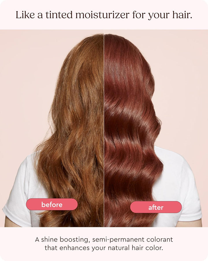 Supergloss Colour Conditioning Gloss with Dispensing Pump – Hydrating Semi-Permanent Colour Hair Gloss & Shine Boost – Vegan, Cruelty-Free – 190Ml - Glace Cherry