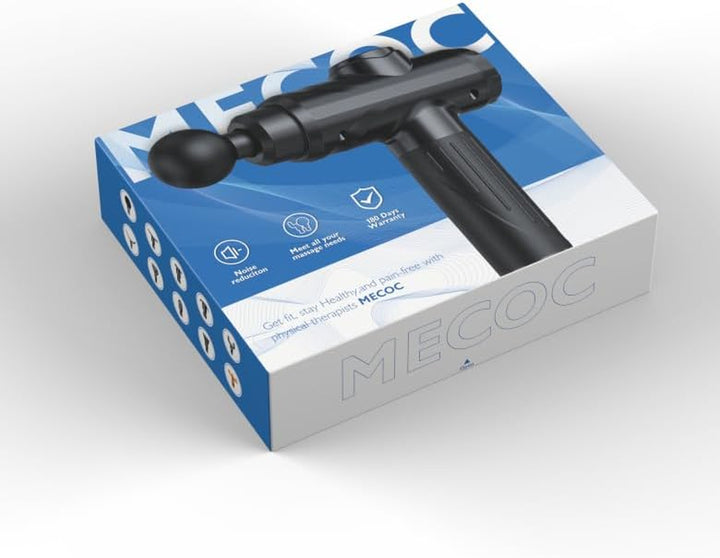 Massage Gun, Deep Tissue Percussion Massager for Pain Relief, Super Quiet Portable Body Relaxation Electric Muscle Massage Gun with 12 Attachment 30 Speed