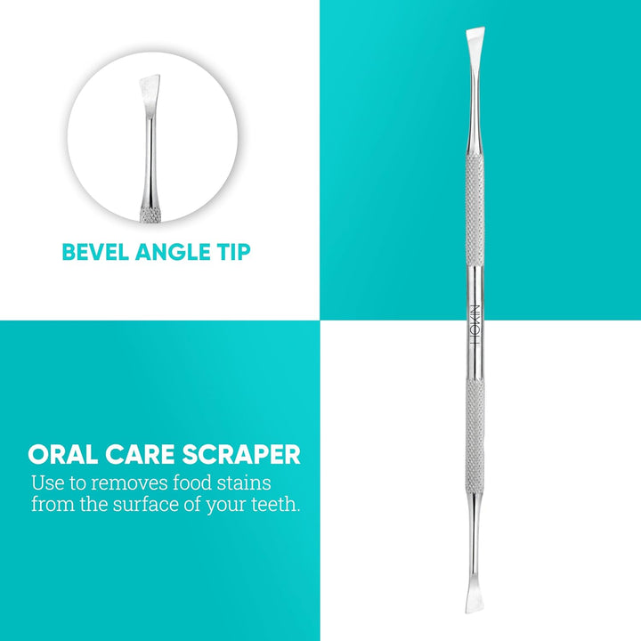 Plaque Remover Teeth Cleaning Tool 4 Pcs Dental Care Kit Tooth Filling Repair Set Stainless Steel Dental Tools for Men Women Kids and Pet Care