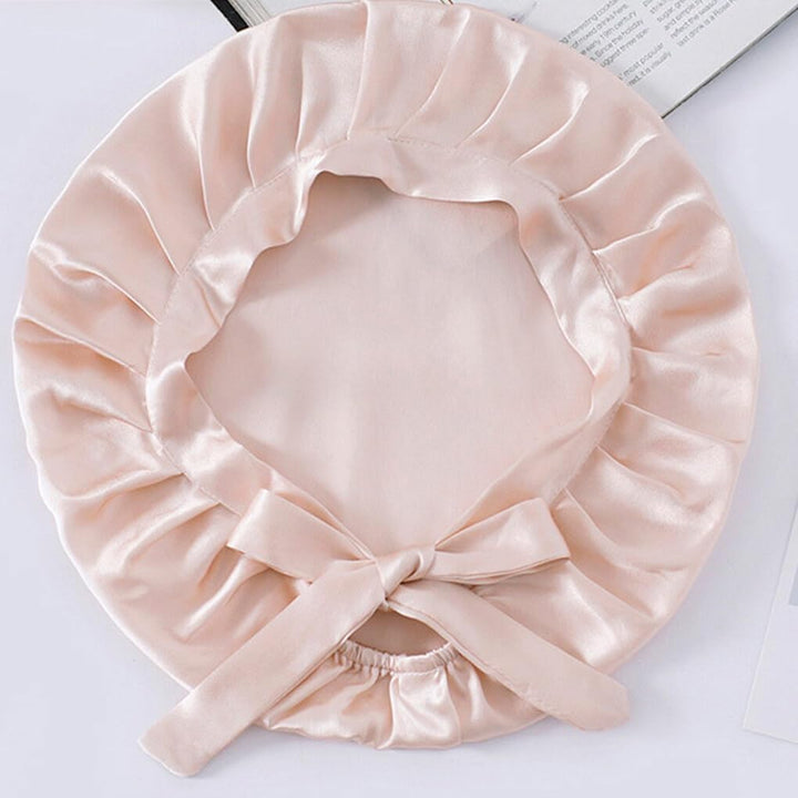 Adults Lady Nightcaps Sleeping Cap Adjustable Wrap Portable Long Hair Beauty Sleep Hat Headwear Dormitory Travel