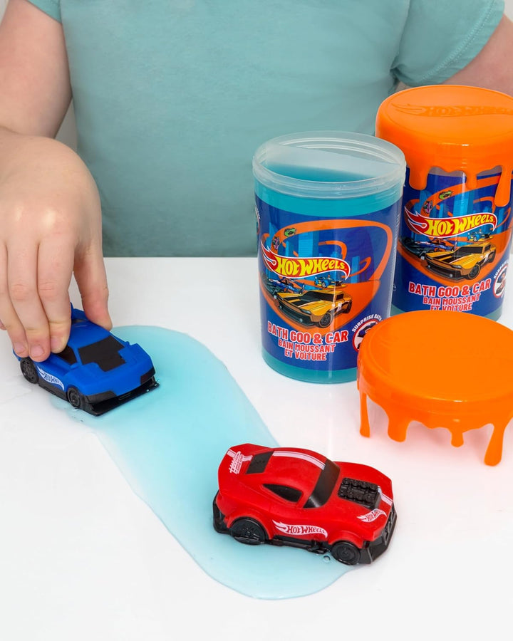 Hot Wheels Children'S Bath Goo & Toy Car - Bath Goo 200Ml - Children'S Bath Goo - Bubble Bath - Bath Slime